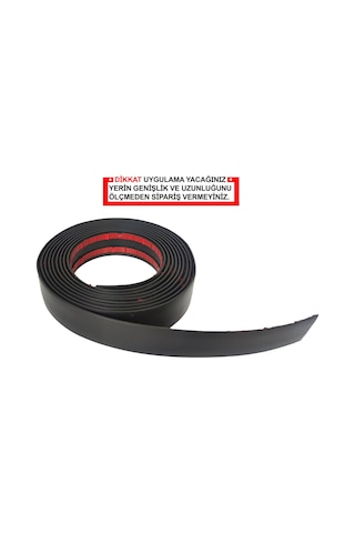 Mat Siyah Nikelaj 30mm Genişlik 3 Metre Uzunluk