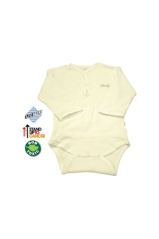 Sema Baby Uzun Kol Kaşkorse Badi (Body) Ekru