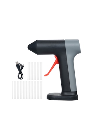 Konesam "şarj Edilebilir 3.7v Sıcak Yapıştırıcı Tabanca Seti - 30sn Isınma, 2000mah Pil, 30 Yapıştırıcı Çubuk"