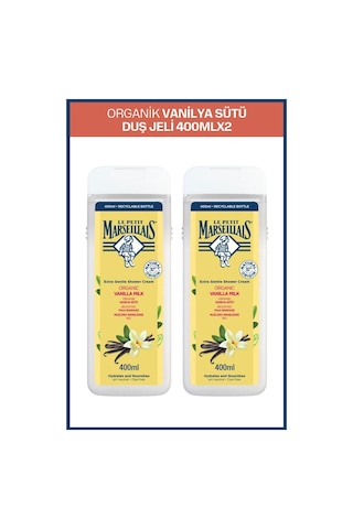 Le Petit Marseillais Vanilya Sütü Duş Jeli 2 x 400 ML