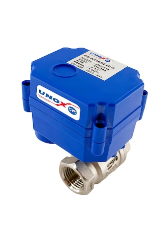 Paslanmaz Mini Motorlu Küresel Vana 3/4"