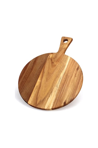 Reedark Elit Pizza Tahtası - Kaliteli Akasya Ağacından Yapılmış Dayanıklı Ve Şık Kesme Tahtası 40x30cm Diğer