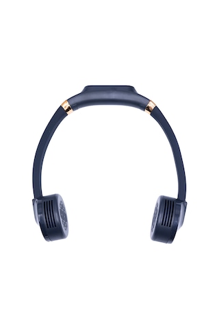 Lacivert Taşınabilir Ve Şarjlı Boyun Fanı- Built-in 2000mah Neck Fan Nave Blue
