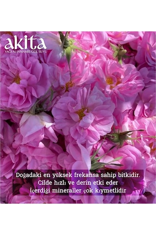 Akita Yüksek Frekans Doğal Gül Yağı Roll-on 1 ML