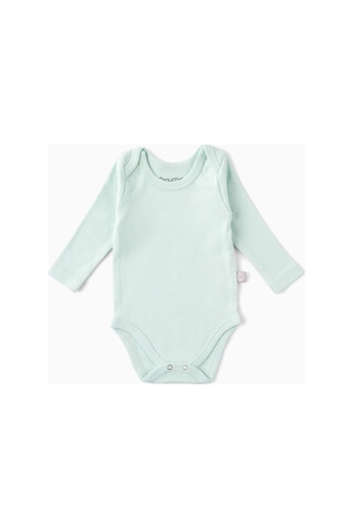 Boumini Uzun Kollu Bebek Çıtçıtlı Body Yeşil-yeşil Yeşil