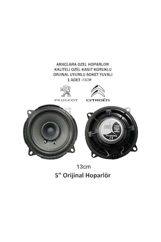 Renault Megane Clio Kapı Hoparlör Soketli 13 CM Renault Megane Clio Kapı Hoparlör Soketli 13 CM