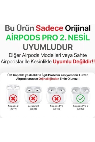 Airpods Uyumlu Pro 2. Nesil İçin Armor Serisi Darbelere Karşı Ultra Güçlü Koruma Fiber Karbon Arka Tasarım Airpods Uyumlu Kıl