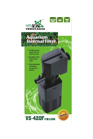 Venusaqua Vs-420F Akvaryum İç Filtre 500 L/H 6W