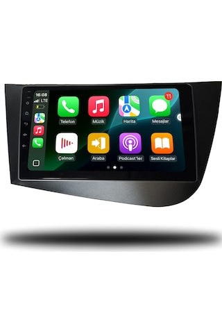 Carplayer Seat Leon 2006-2012 Uyumlu Android Multimedya 6gb Ram 128gb Hafıza