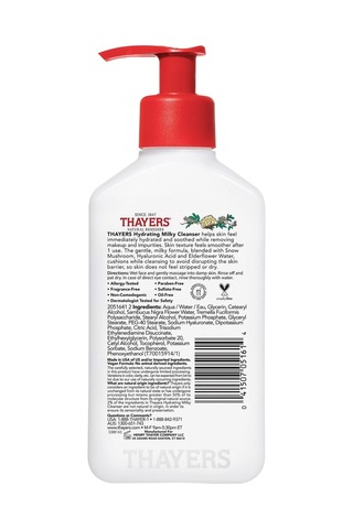 Thayers Kar Mantarı ve Hyaluronik Asit İçerikli Nemlendirici Sütlü Yüz Temizleyici 237 ML