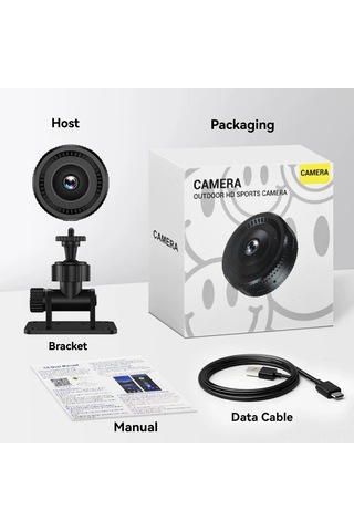 Ranyeek C8 Ev Güvenlik Kamerası: 1080p Hd, Kızılötesi Gece Görüşü, Wifi, Hareket Algılama, 140 Geniş Açı, Hafıza Genişletme