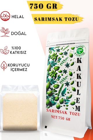 Kakulem Sertifikalı 750 Gr Yerli Taş Köprü Sarımsak Tozu