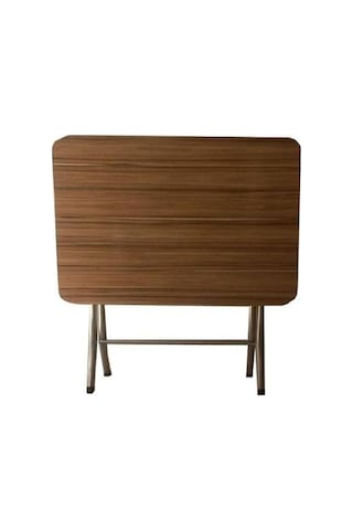 Evistro Katlanır Ahşap Mutfak Ve Balkon Masası Meşe 60X90Cm