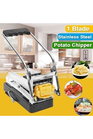 Kaymaz Patates Dilimleyici Kesme Patates Ekru