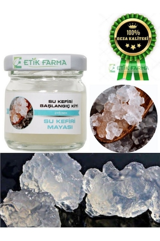 Etik Farma Su Kefir Mayası Başlangıç Kiti 40 ML