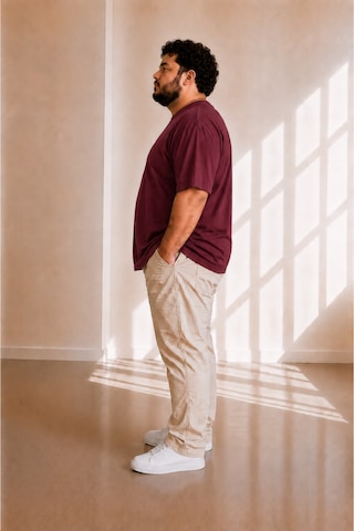 Sngl Tekstil Erkek Büyük Beden Oversize Kısa Kollu T-shirt 3xl 4xl 5xl 6xl 7xl 8xl Vişne Çürüğü