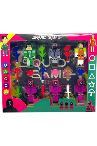 Squıd Game 18 Parça 6 Figürlü Set Oyuncak
