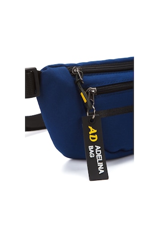 Unisex Çapraz Askılı Telefon Bölmeli Bel Ve Omuz Çantası Lacivert