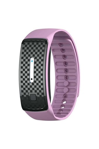 Aubyhe Siyah Yazlık Akıllı Ultrasonik Uyku Koruyucu Sivilce Kovucu Silikon Bileklik - Dış Mekan İçin Kol Saati