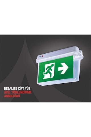 Arsel Betalite Aeb-03223-L Ip65 Çift Yüzlü Acil Çıkış Yönlendirme