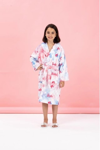 Özdilek Barbie Flake Lisanslı Kapüşonlu Çocuk Bornozu 11/12 Yaş Pembe