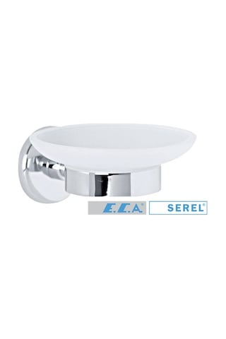 Eca - Serel Bianca Katı Sabunluk - 140102002- Krom