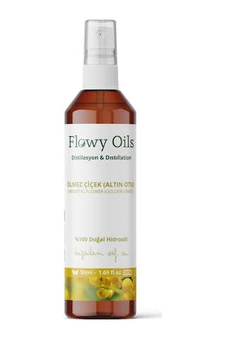 Flowy Oils Ölmez Çiçek + Altın Otu Suyu 50 ML