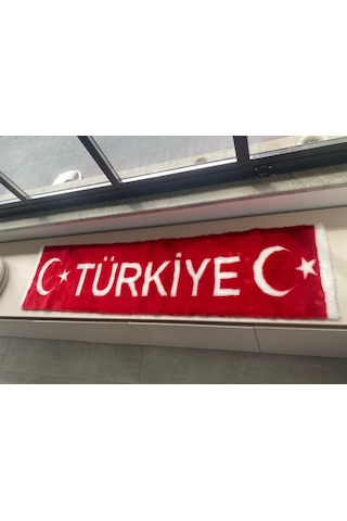 2 Adet Torpido Üstü Ay Yıldız Türkiye Yazılı Peluş Örtü 155 40 Cm