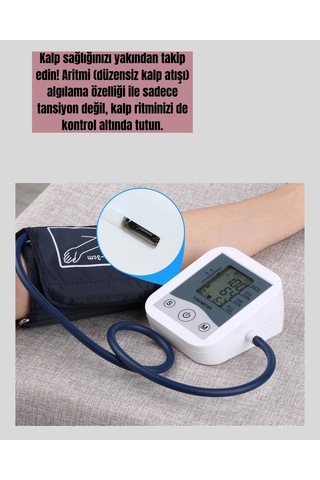 Buğz Elektronik Tansiyon Ölçer Lcd Dijital Ekranlı