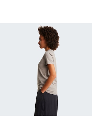 The North Face Evolution Simple Dome Slim Ss Kadın Tişört C-the0a8fx72mb2mb Gri