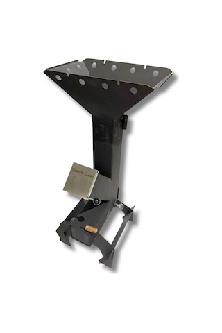 Çok Fonksiyonlu Izgaralı Roket Pelet Sobası Ve Odun Sobası - Rocket Grill