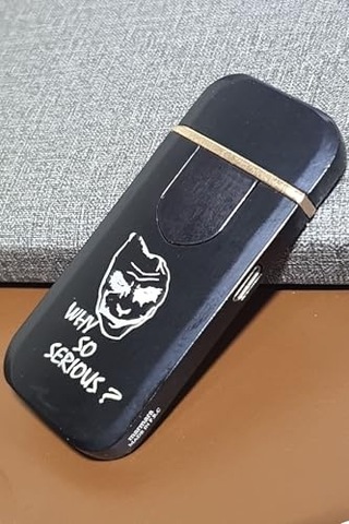 Tusah Şarjlı Venom Basklı Çakmak Tek Ebat Gri Çok Renkli