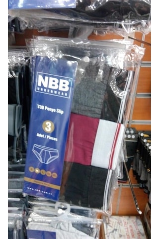 3 Lü Paket Nbb Erkek Slip Külot Erkek Külot 730