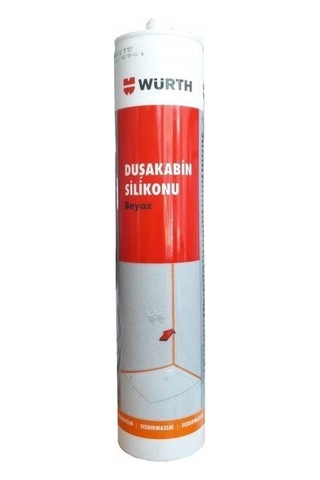 Beyaz Duşakabin Silikonu - 310 Ml Suya Dayanıklı Yüksek Kalite Renkli
