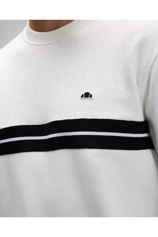 Ellesse Kırık Beyaz Erkek Sweatshirt Em618 Kırık Beyaz