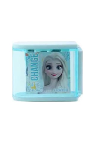 Kalemtıraş Frozen Hazneli 3 Bıçaklı Mavi 44676