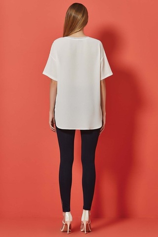 Dar Paça Lacivert Penye Tayt Lacivert