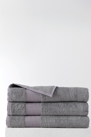 Esna Bambu Banyo Havlusu, 90x150 Cm - Antrasit Antrasit