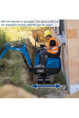 Scheppach Mini Ekskavatör Exc815