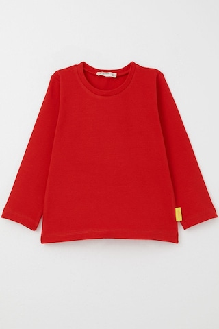 Breeze Kız Bebek Uzun Kollu Tişört Basic 9 Ay-3 Yaş, Kırmızı Kırmızı