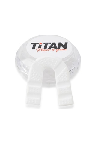 Titan Sport Silikon Dişlik Boks, Kickboks Muay Beyaz Dişlik + Saklama Kabı Çok Renkli