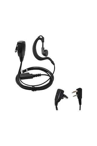 Quansheng UV-K5 UV-K6 Uyumlu Kablolu Mikrofonlu Kulaklık