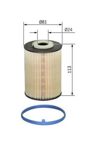 Bosch F026402128 Yakıt Filtresi Mondeo Iv 2.0 Tdcı 07- Volvo C30-