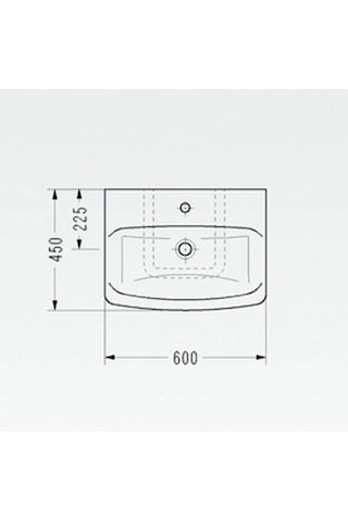 Serel Taşma Kanallı Lavabo 45x60 Cm - 2021tds000 Diğer