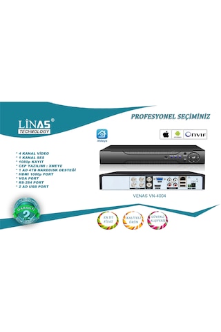 4 Kanal Ahd Xmeye Dvr Kayıt Cihazı