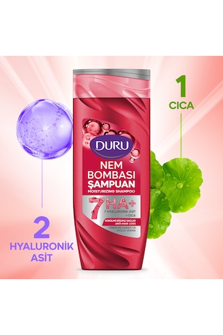 Duru Nem Bombası Dökülme Eğilimli Saçlar İçin Dökülme Karşıtı Şampuan 3x400 Ml