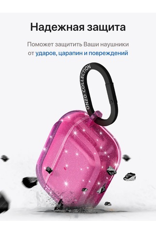 Onzo Airpods Uyumlu Pro İçin Şeffaf Parlak Kılıf 317765639 Beyaz