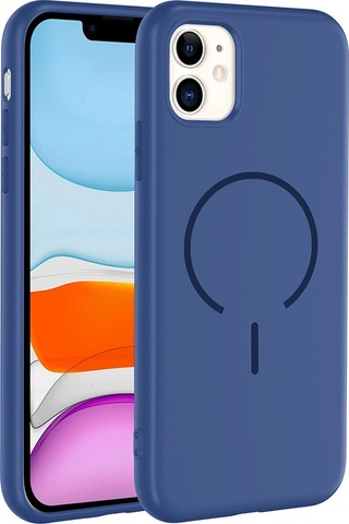 Apple Uyumlu iPhone 11 Kılıf M-safe Şarj Özellikli Zore Meta Kapak