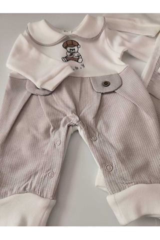 Stella Butik %100 Doğal 7 Parça Hastane Çıkışı Çok Renkli