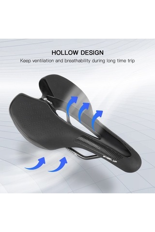 Novahub Siyah Çelik Bisiklet Sele Pvc Polyester 3.7v 60mah Pil 25.5x16cm 355g Siyah Biciklet Aksesuarı Siyah